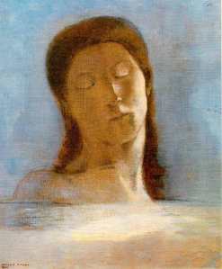 odilon-redon-775v-los-ojos-cerrados-1890-sapnisharts-com